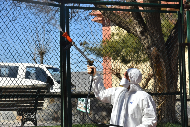 MALKARA'DA 'KORONAVİRÜS' ÖNLEMLERİ BAŞLADI