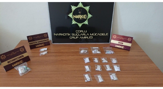 Çorlu'da uyuşturucu operasyonu: 17 gözaltı