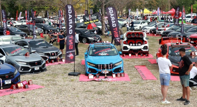 Edirne'de modifiye araç festivali