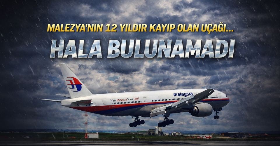 Malezya'nın 12 yıldır kayıp olan uçağını arama çalışmaları sonuç vermedi