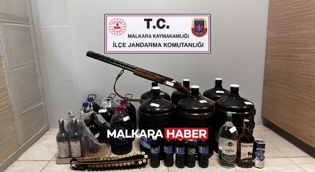Malkara'da Kaçak İçki ve Silah Operasyonu: Çok Sayıda Malzeme Ele Geçirildi