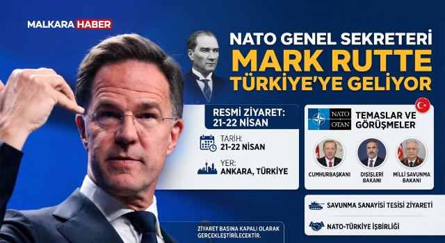 NATO Genel Sekreteri Rutte, yarın Türkiye'ye gelecek