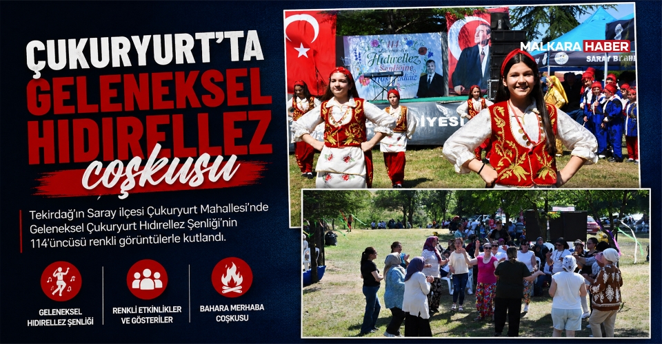 Çukuryurt'ta geleneksel hıdırellez coşkusu