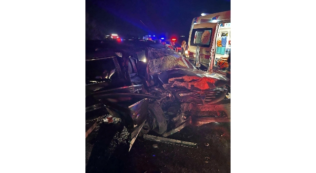 Kırklareli'de otomobiller çarpıştı; 2 ölü, 4 yaralı