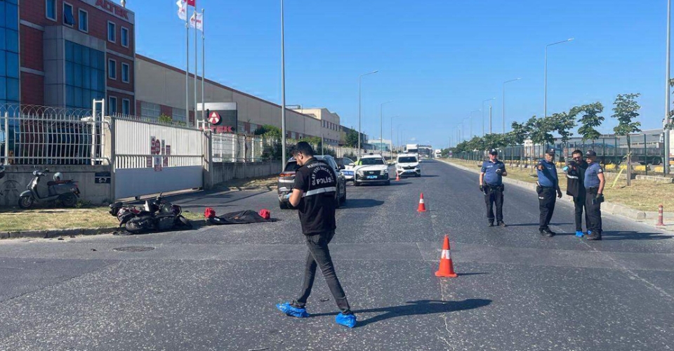Otomobil ile çarpışan motosikletin sürücüsü öldü