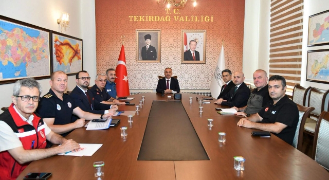 Tekirdağ'da orman yangınlarını karşı tedbirler üst seviyeye çıkarıldı