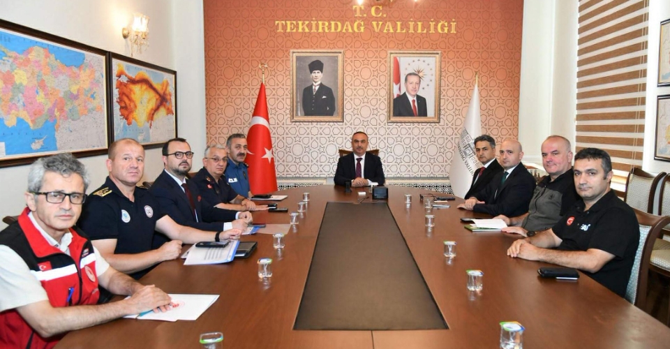 Tekirdağ'da orman yangınlarını karşı tedbirler üst seviyeye çıkarıldı