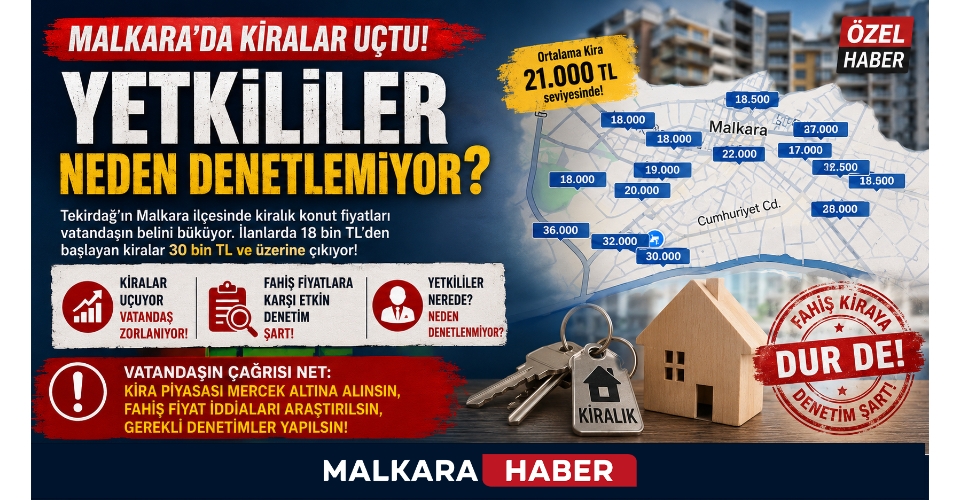 Malkara’da Kiralar Gündemde: “Yetkililer Neden Denetlemiyor?”