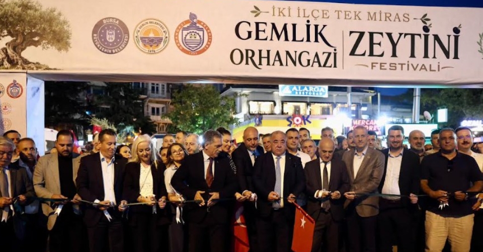 Uluslararası Gemlik Zeytini Festivali 33’üncü kez kapılarını açtı