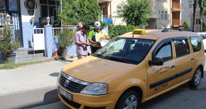 Malkara’da Ticari Taksiler Denetlendi