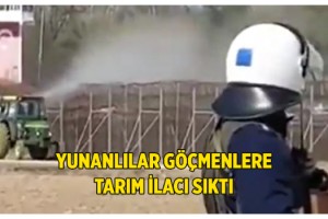 Göçmenlerin Üzerine Traktörle Tarım İlacı Sıkıldı