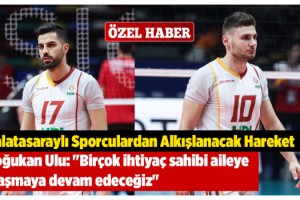 Milli voleybolculardan örnek davranış