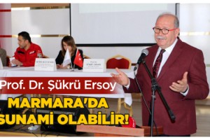Prof. Dr. Ersoy: Marmara'da deprem deniz altı heyelanlarını tetiklerse Tsunami yaratır