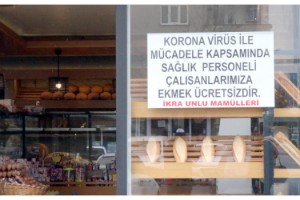 Tekirdağlı fırıncıdan sağlık çalışanlarına ücretsiz ekmek