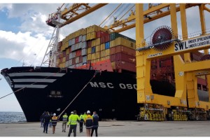 Dünyanın en büyük konteyner gemisi Tekirdağ'da