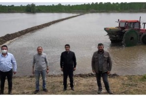 İpsala'da ilk çeltik ekimi yapıldı