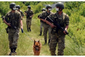 Yunanistan ve Bulgaristan sınırındaki 'Hudut Kartalları' bayramda görev başında