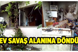 Evde mutfakta tüp patladı: 3 yaralı