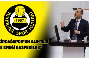 CHP Tekirdağ Vekili Aygun’dan TFF’ye Tepki