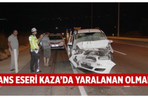 Hurdaya Dönen Araç’tan Sürücü Yara Almadan Kurtuldu