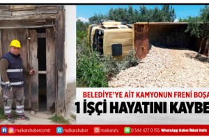 Şarköy'de kamyon devrildi: 1 ölü, 1 yaralı
