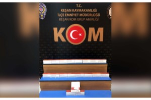 Keşan’da 3 bin 800 kaçak elektronik sigara ele geçirildi