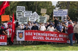 İBB önünde servisçi eylemi; Herşey güzel olacaktı!