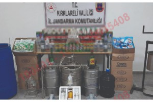 Sahte içki operasyonu: 2 gözaltı