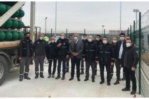 Pehlivanköy'e doğal gaz verildi