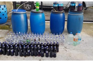 Tekirdağ'da sahte içki operasyonu