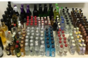 Tekirdağ'da 213 şişe kaçak içki ele geçirildi