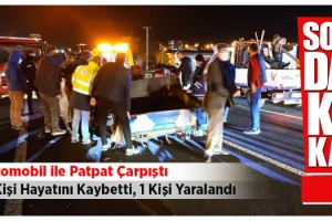 Otomobil ile Patpat Çarpıştı; 1 Ölü, 1 Yaralı