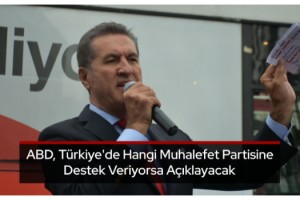 Sarıgül: ABD, Türkiye'de hangi muhalefet partisine destek veriyorsa açıklayacak