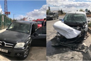 İki otomobil çarpıştı: 4 yaralı