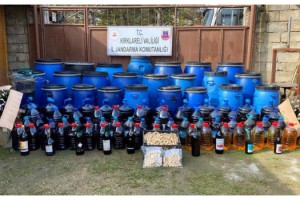 Kırklareli'de 4 bin 881 litre sahte şarap ele geçti
