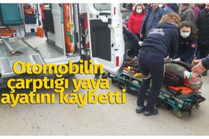 Otomobilin çarptığı yaya hayatını kaybetti