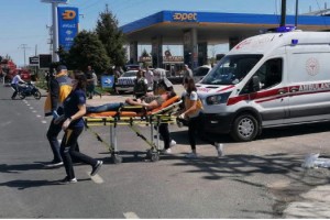 Lüleburgaz'da mobilya mağazasında yangın