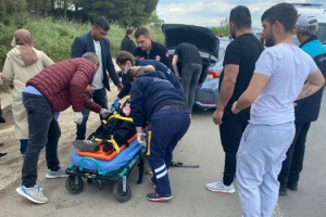 Keşan’da iki otomobil çarpıştı: 4 yaralı