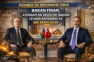 Bakan Fidan Azerbaycan Dışişleri Bakanı Ceyhun Bayramov ile bir araya geldi