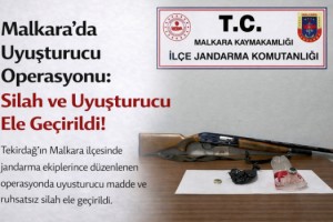 Malkara'da Uyuşturucu Operasyonu: Silah ve Uyuşturucu Ele Geçirildi