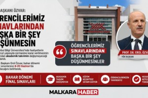 YÖK Başkanı Özvar: Öğrencilerimiz sınavlarından başka bir şey düşünmesin