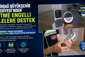 Tekirdağ Büyükşehir Belediyesi'nden işitme engelli ailelere destek