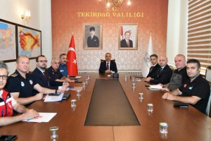 Tekirdağ'da orman yangınlarını karşı tedbirler üst seviyeye çıkarıldı
