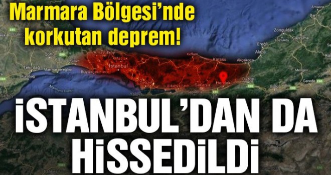 Sakarya’da korkutan deprem!