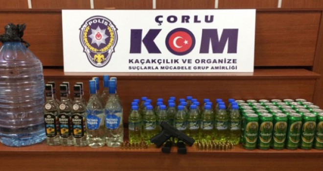 Polis'ten Kaçak İçki Baskını
