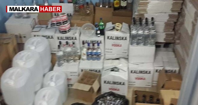 Şarköy’de Kaçak İçki Operasyonu