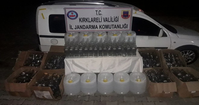 Kırklareli'de Sahte İçki Operasyonu