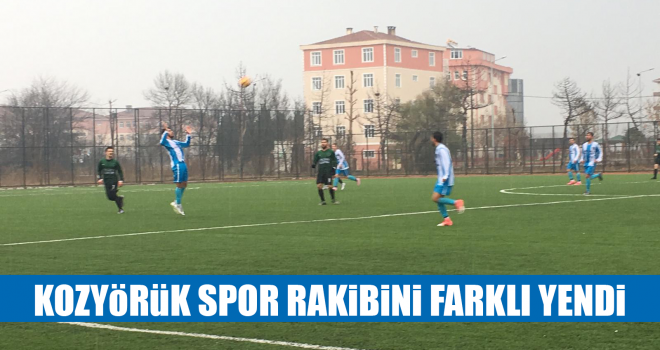 Kozyörükspor Rakibini Farklı Yendi
