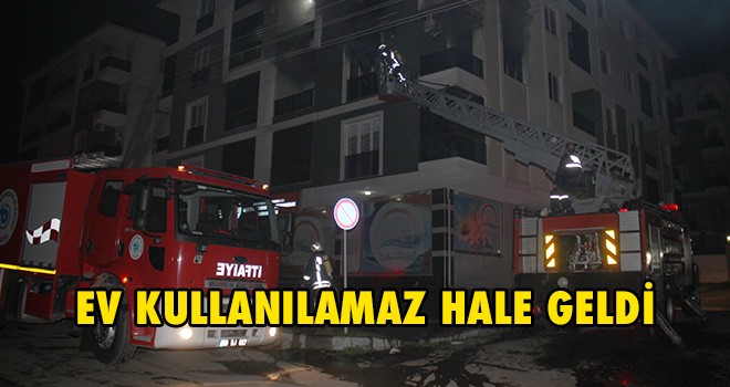 Evde Çıkan Yangında 9 Kişi Hastanelik Oldu