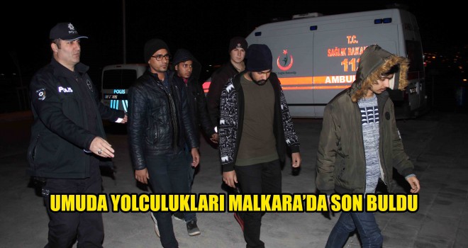 21 Kaçak Göçmen Yakalandı